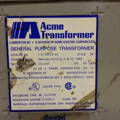 USED ACME ELECTRIC T-2-53013-4S