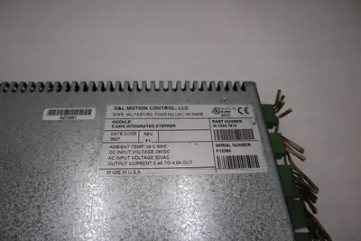 G & L MOTION CONTROL M.1302.7612 5-Axis Integrated Stepper 32Vac STOCK 5140A