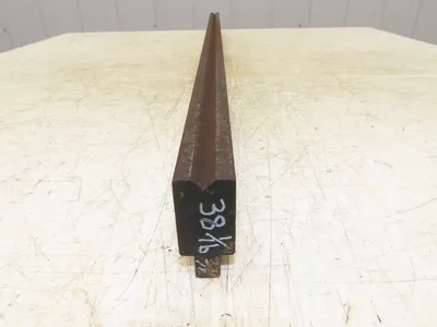 Press Brake Die 38" Long 90° V 3/8" W 3/16" D 1-3/4" H 1/2" Tang