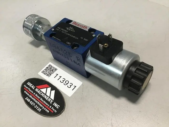 Used REXROTH 4WE6Y62EG24K4QMBG24 Valves/Fittings Michigan US | Ideal Machinery #939649