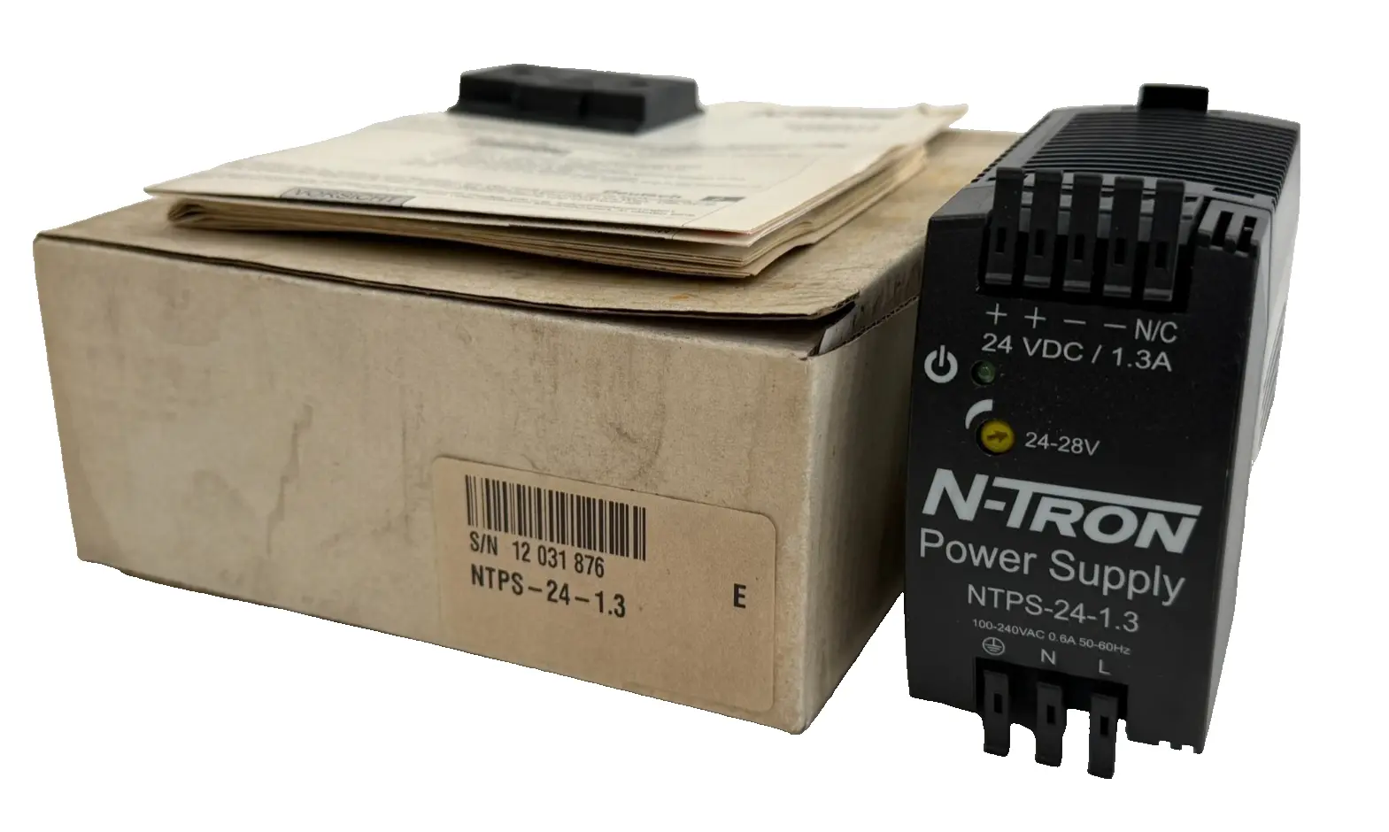 NEW N-TRON NTPS-24-1-3 POWER SUPPLY 24VDC NTPS2413