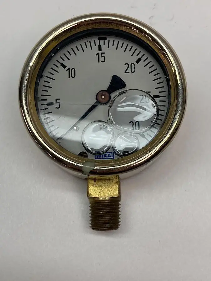 New | in-Stock WIKA 0-30 PSI Universal Pressure Meters Ohio US | Surplus Asset Holdings #1247162