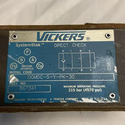 New | in-Stock VICKERS DGMDC-5-Y-PK-30 Pump & Valve Parts Ohio US | Surplus Asset Holdings #1242335