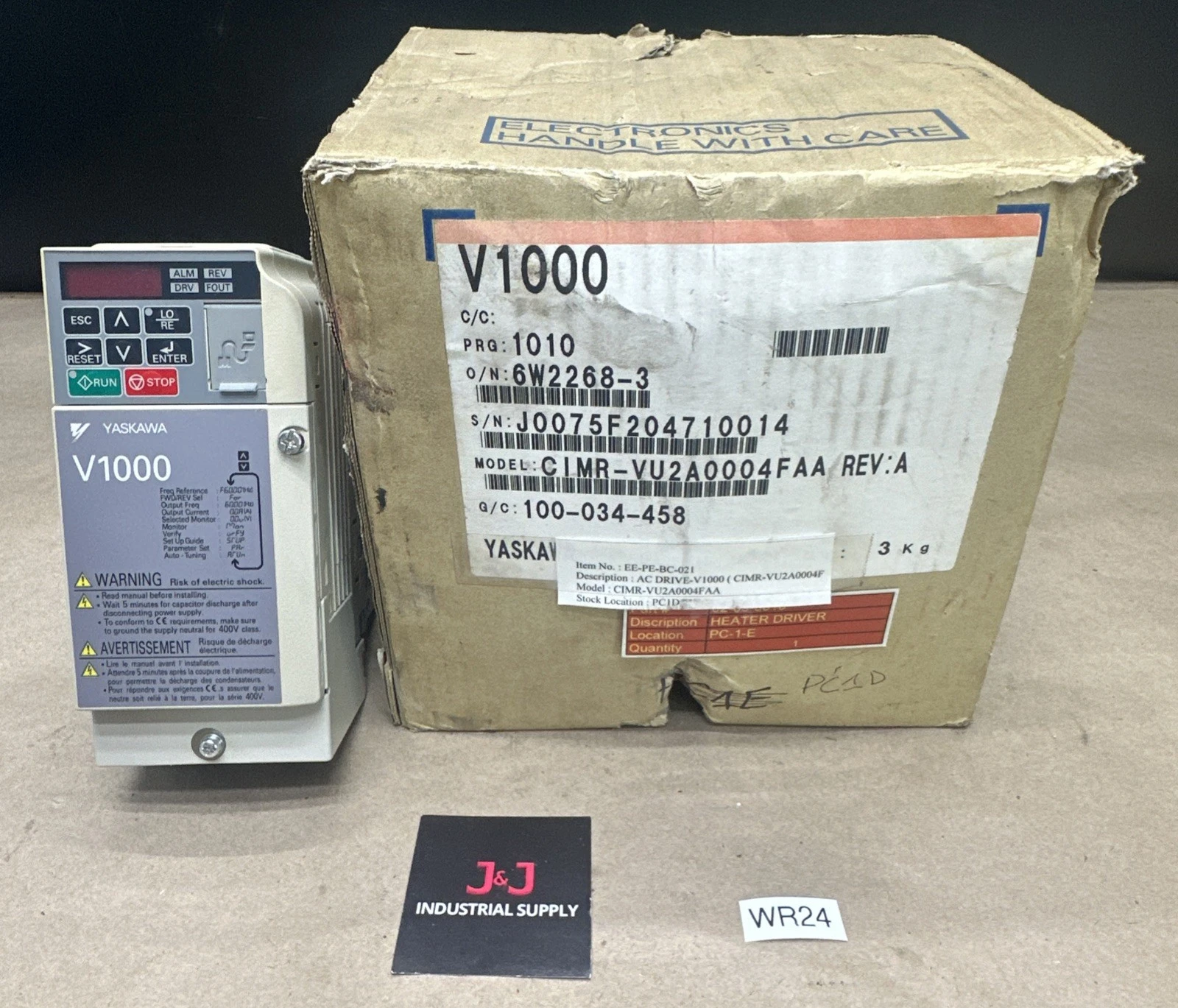 NEW Yaskawa CIMR-VU2A0004FAA