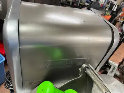 Used Hobart Used Hobart 4812 Commercial Meat Grinder Motor with Grinder and Slicer Attachments 120V Grinders / Shredders - Food Illinois US | Falcon Restaurant Supply #1373529