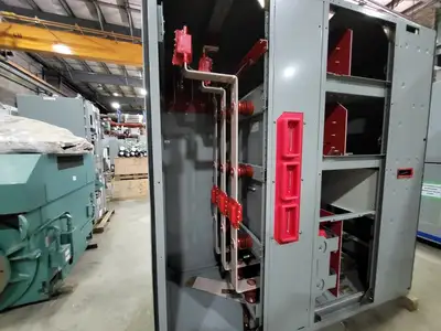 1200A 4160V Switchgear, Main Breaker & Tie Breaker w/ 2 Auxiliary Units