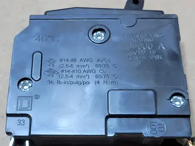 Used SQUARE D QOB115 Switchgears British Columbia CA | Lenmark #1438655