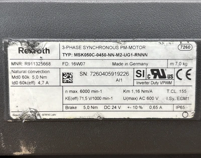 New | in-Stock Rexroth R911325665 Servo Motors Indiana US | J&J Industrial Supply #1486220