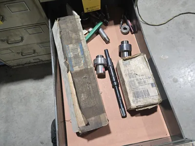 Filing Cabinet and Contents; Mixed Thread Gages