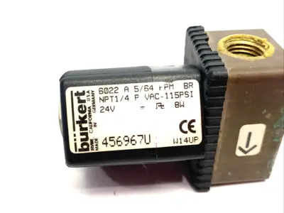 USED BURKERT DIRECT ACTING 2/2-WAY PROPORTIONAL CONTROL VALVE