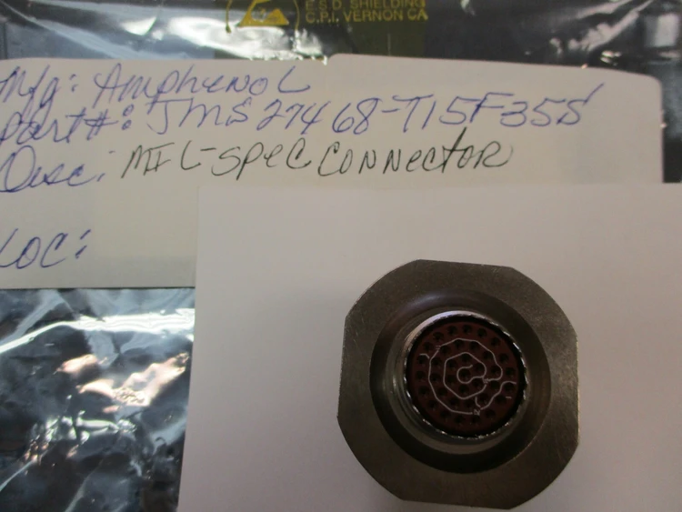 New | in-Stock Amphenol JMS27468-T15F35S Cable & Wire Arizona US | ASSET CONVERSION SPECIALISTS, INC. #306654