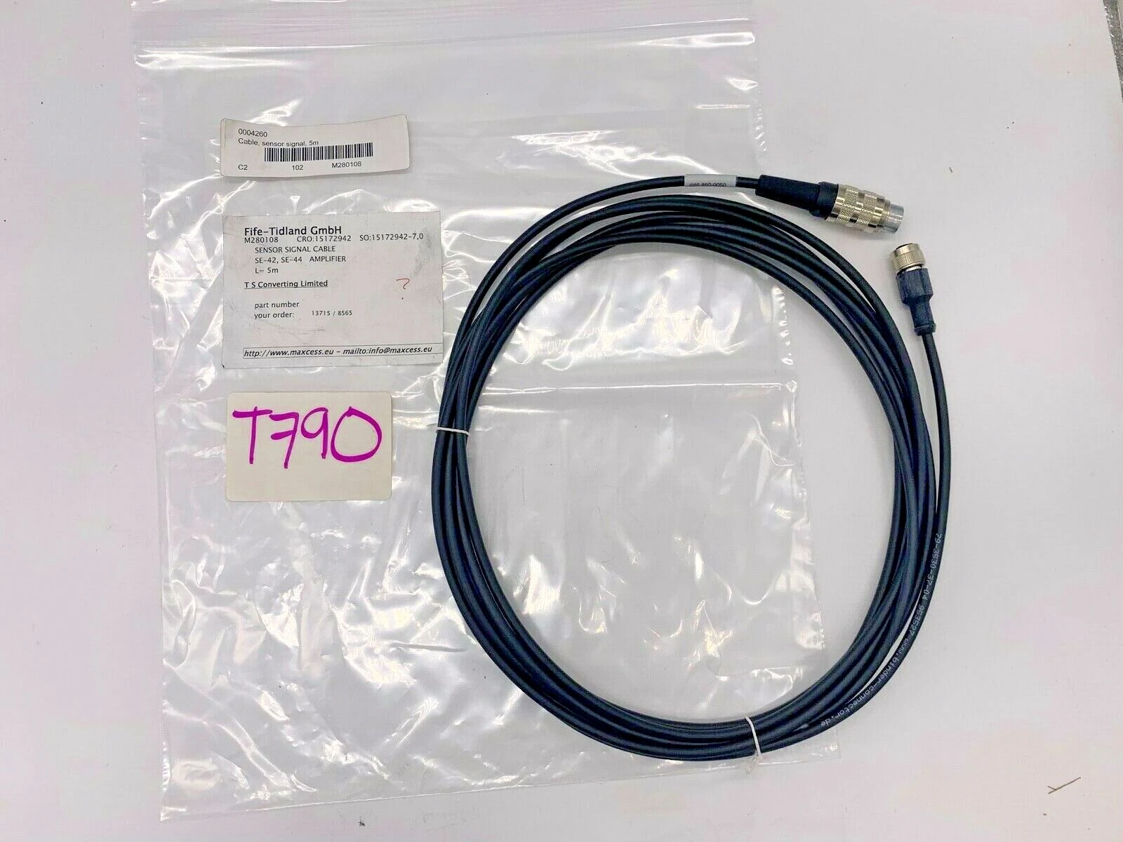 NEW FIFE-TIDLAND SENSOR SIGNAL CABLE