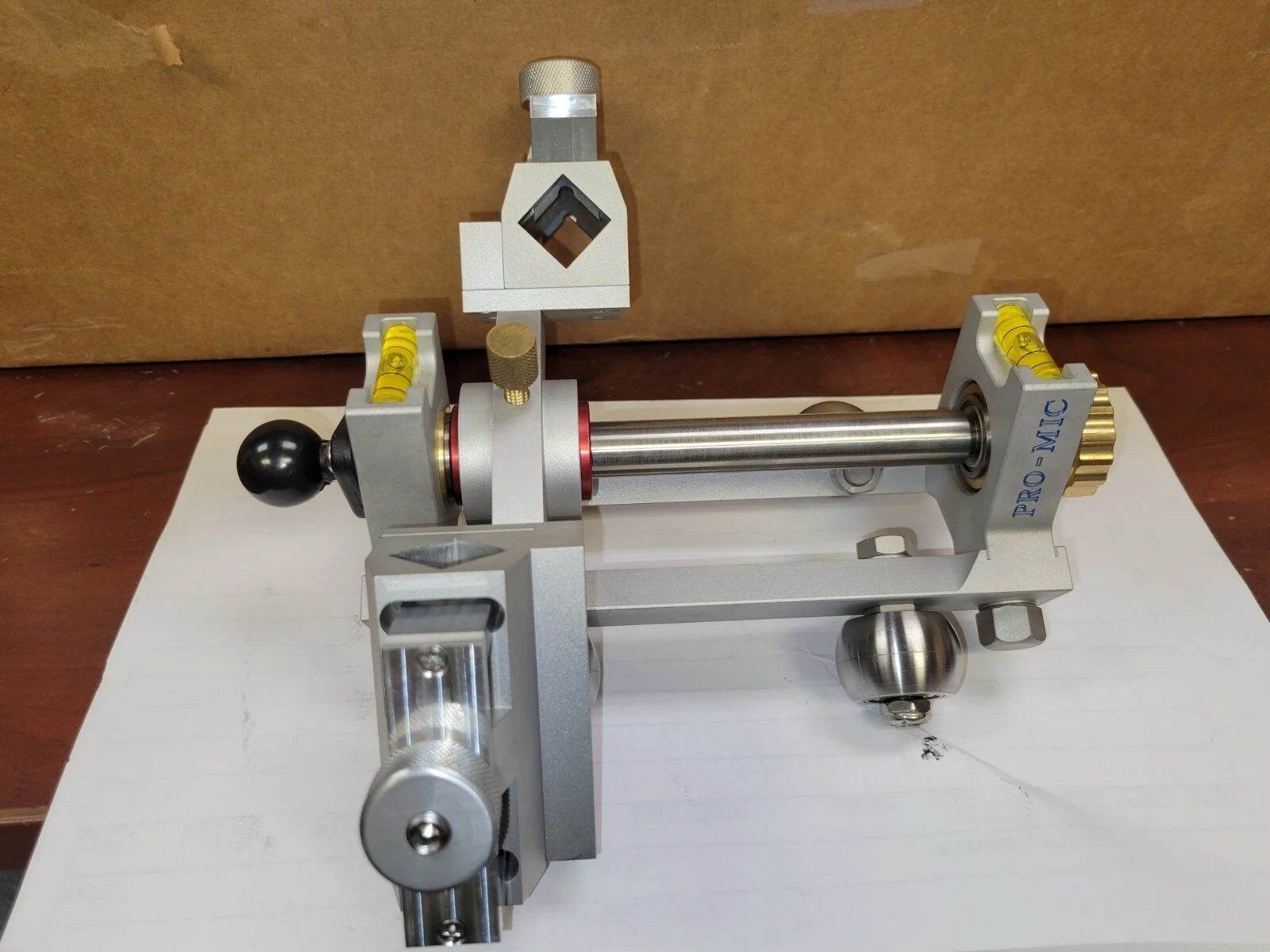 USED PRO-MIC Manual Roll Caliper 4" to 22