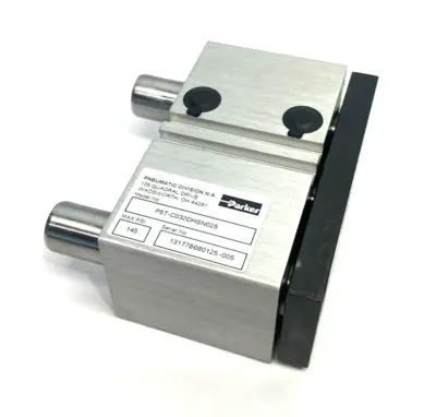 New | in-Stock PARKER PNEUMATIC GUIDED SLIDE CYLINDER, 25MM STROKE, 32MM BORE Pneumatic Cylinders Michigan US | Maverick Industrial Sales #1091964
