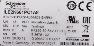 NEW SCHNEIDER ELECTRIC ILE2K661PC1A8 DC MOTOR