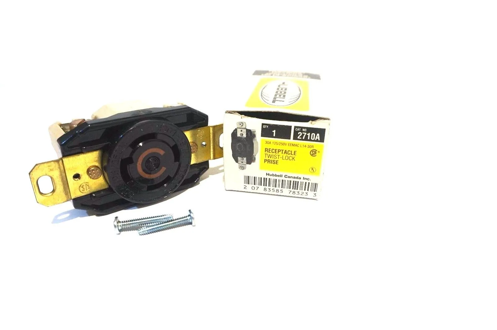 NEW HUBBELL 2710A TWIST LOCK RECEPTACLE