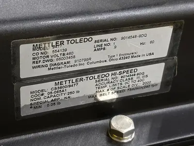 Used METTLER TOLEDO _UNKNOWN_ Checkweighers (Misc) Wisconsin US | Packer City Sales #1297953
