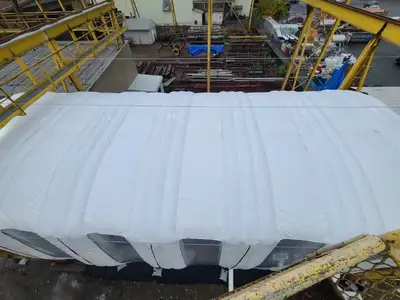 Portable Mobile Paint Booth - 55' x 23'-6" x 22'