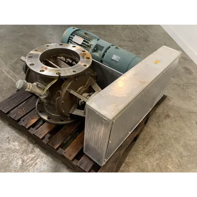 Used 10" Stainless Steel Flo-Tronics Rotary Airlock Feeder Valve