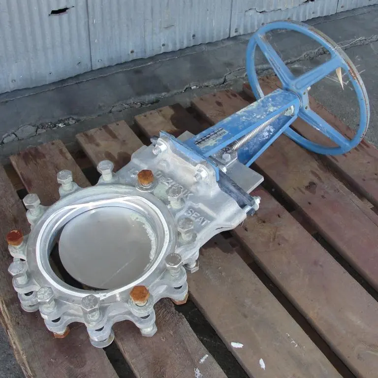 SPC6015  Valve 10" dia Dezurik gate valve, hand wheel, 304 SS