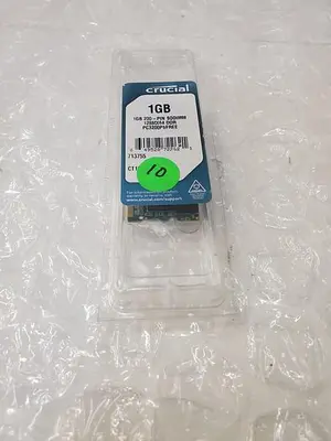 CRUCIAL CT12864X40B.Y16FY 1GB 200-PIN SODIMM MEMORY