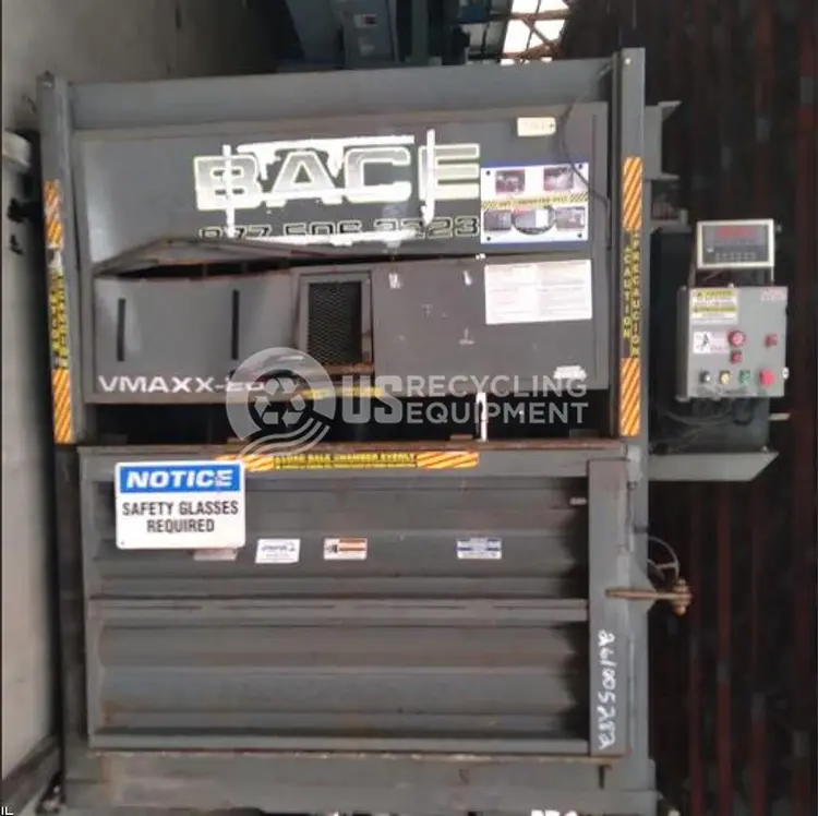 Used BACE VMAAX26 VERTICAL BALER Balers Pennsylvania US | US Recycling Equipment #1407274
