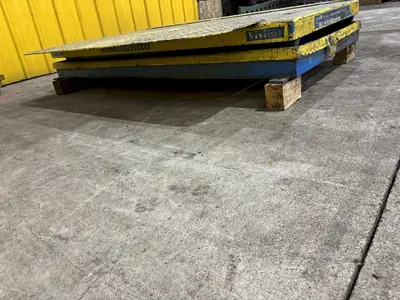 2,500 LBS 48" X 58" BISHAMON ELECTRIC PLATFORM LIFT TABLE: STOCK #23434
