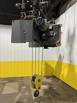 17.5 TON (2014) KONE-CRANES MODEL #CXT60410160P75GGN0S SINGLE GIRDER OVERHEAD CRANE HOIST & TROLLEY: STOCK #18633
