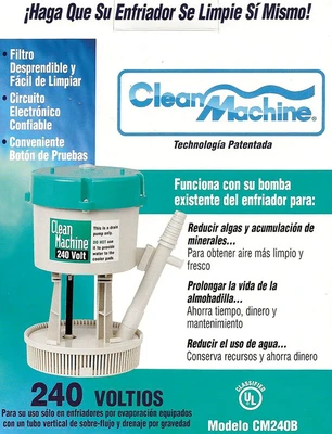 Mastercool CM240B Clean Machine Water Filter PURGE ONLY Evap Cooler Pump, 240V [New, Stocked at Amazon Fulfillment]