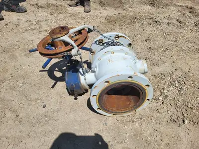 8" Class 150 Ball Valve w/ Gear Operator