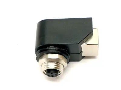 6GK1901-0DM20-2AA5 | Siemens  Panel Feedthrough Ethernet Connector M12 4-Pin - RJ45 - Used