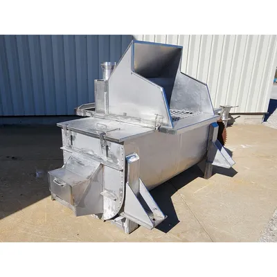 Used Stainless Steel Horizontal Paddle Mixer Blender 35 Cu/Ft
