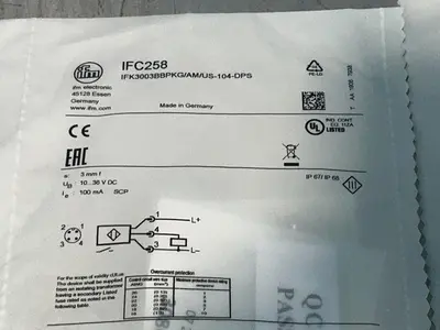 New | in-Stock IFM IFC258 Proximity Sensors Ohio US | HGR 24 #1305247
