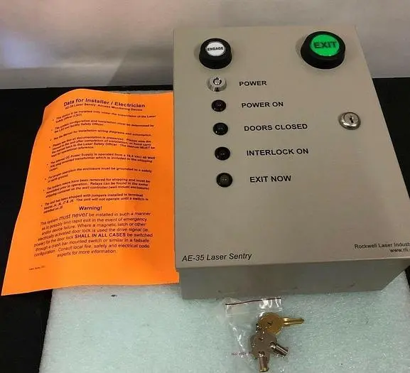 ROCKWELL LASER INDUSTRIES AE-35 LASER SENTRY ACCESS MONITORING DEVICE