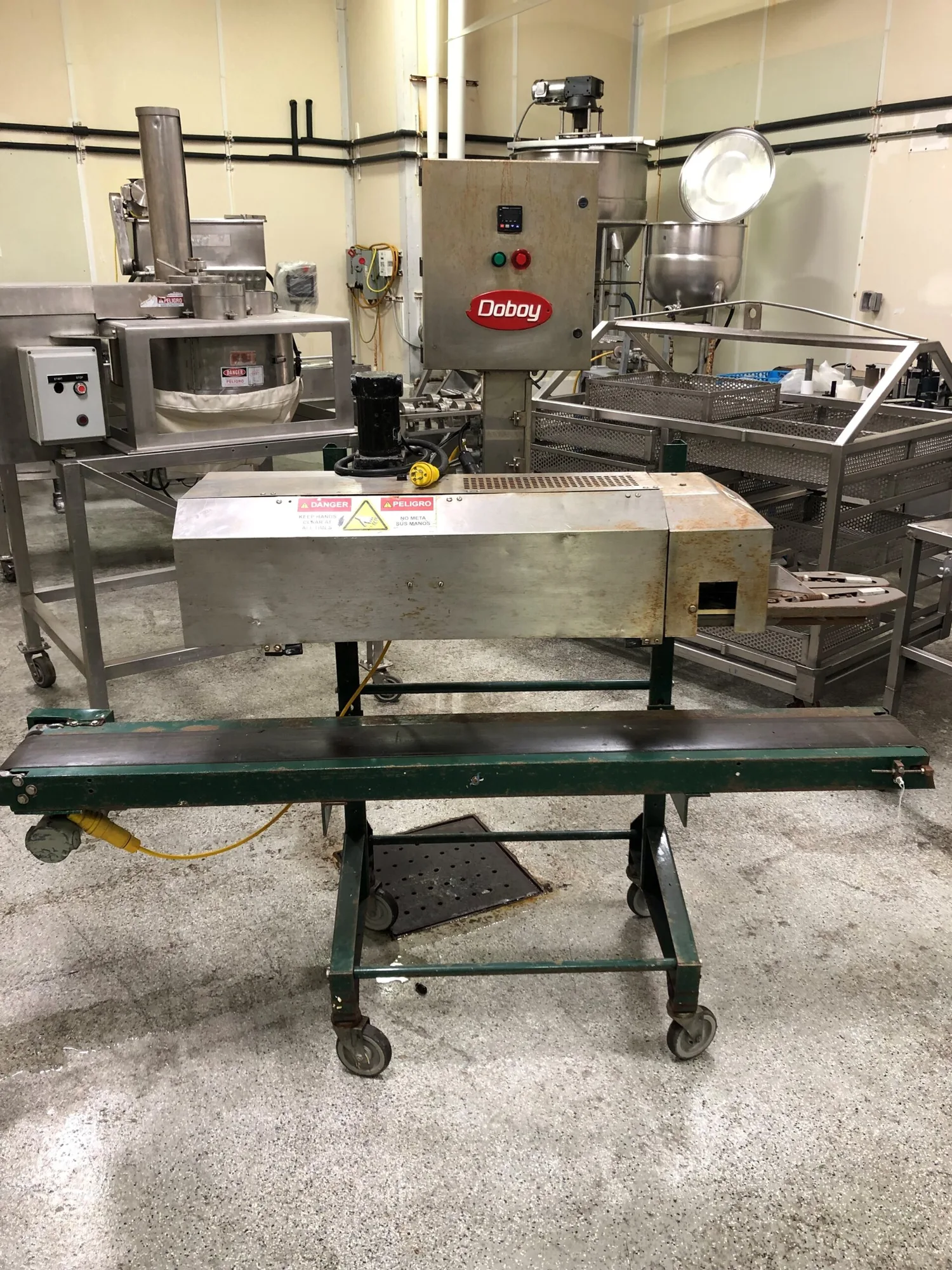 USED BOSCH, DOBOY B-450 CONTINUOUS BAND SEALER