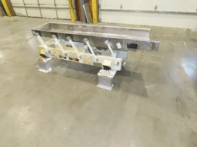 Link-Belt LBL 18"x7' Stainless Vibrating Shaker Feeder Conveyor Food Process