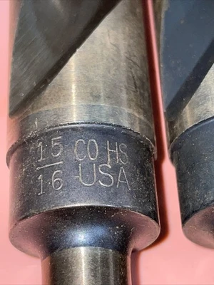 (5)Assorted Taper Length Drills See Photos For Sizes Fast Shipping +Warranty