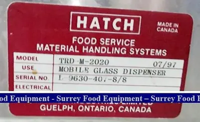 USED HATCH INDUSTRIES TRD-M-2020