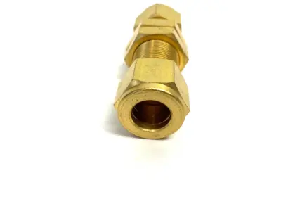 B-810-61 | Swagelok  Brass Bulkhead Compression Tube Fitting 1/2" OD Tube - New Other