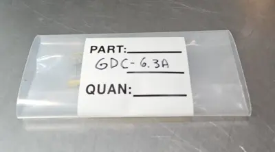 BUSSMANN GDC-6.3A Fuse T/250 pk w/2 boxes loc4A28