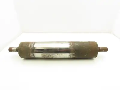 Belt Conveyor Crowned Tail Pulley 4" Dia x 18" Width 1-3/16" Shaft Dia