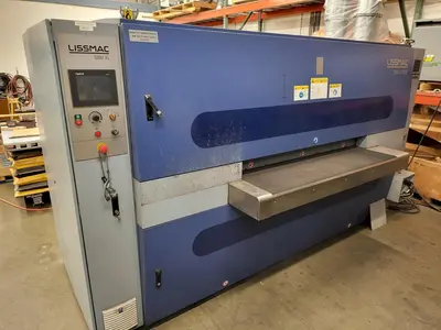 LISSMAC SBM-XL 1500 G2S2 60" EDGE ROUNDING AND DEBURRING MACHINE