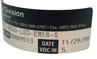 NEW BEI IND. 924-01002-6434 ENCODER H25E-F4-SS0900-ABZC-8830-LED-EM18-S