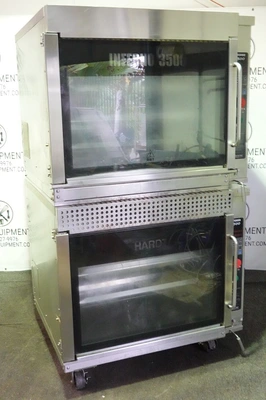 HARDT DOUBLE STACKED NATURAL GAS COMMERICAL ROTISSERIE MODEL INFERNO 3500 (CAPACITY 80 CHICKENS)