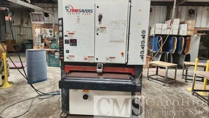 Used 2008 TIMESAVERS MODEL 2300 3-HEAD WIDE BELT SANDER Woodworking Sanders | CAROLINA MACHINERY SALES #421433