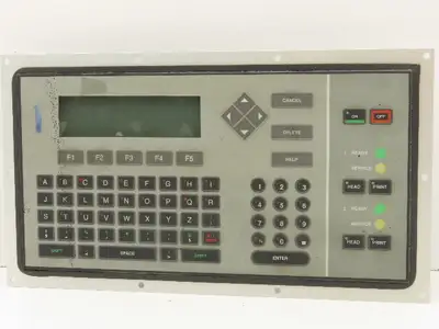 VideoJet Excel 273SE Ink Jet Printer Keyboard Interface Panel LCD Display