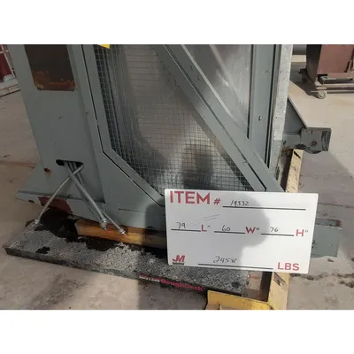 Used Tubar Hydraulic Box Dumper - 2000LB Capacity