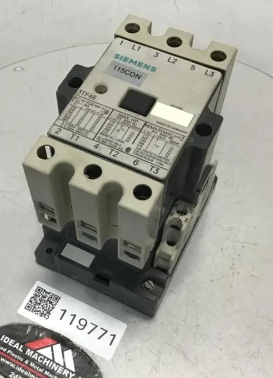 Used SIEMENS 3TF46 PLC Contactors Michigan US | Ideal Machinery #1174011