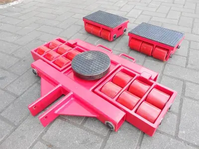 USED TROLLEY SYSTEM FOR MOVING MACHINERY 24 TON