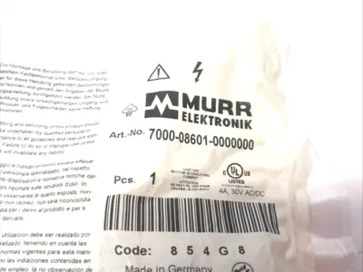 New | in-Stock Murrelektronik Wireable M8 male 0° A-cod. screw Connector Terminal Blocks Michigan US | Maverick Industrial Sales #1392535
